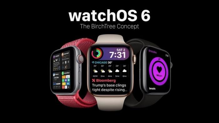 苹果watchOS 6概念：新表盘和睡眠追踪圆环