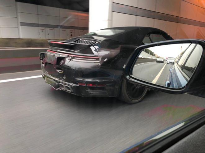 911 Turbo Cabriolet国内谍照 新车代号992