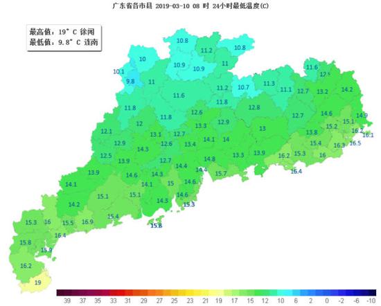 广东降水逐渐减弱 今明两天大部多云早晚天气清凉