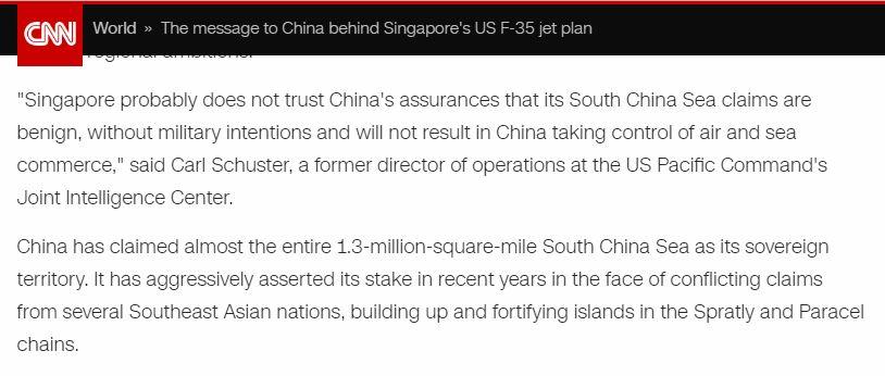对付中国？新加坡国防部毫不留情给了CNN一记耳