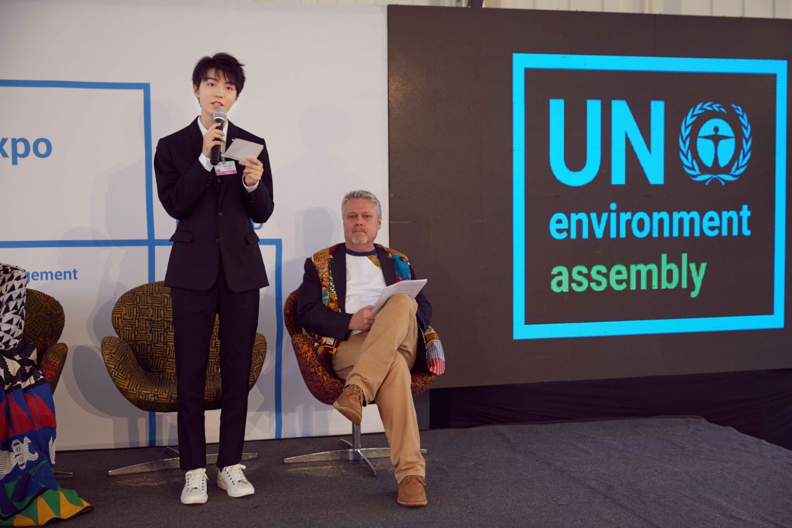 王俊凯受邀出席联合国会议 全英文演讲为环保发
