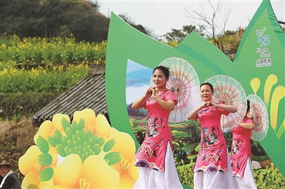 第八届宁波油菜花节开幕 “花海经济”拉动乡村