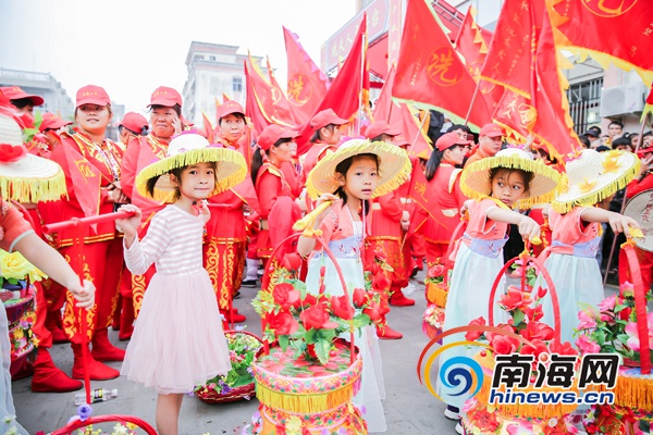 “装军巡游”闹军坡！海口冼夫人文化节活动精