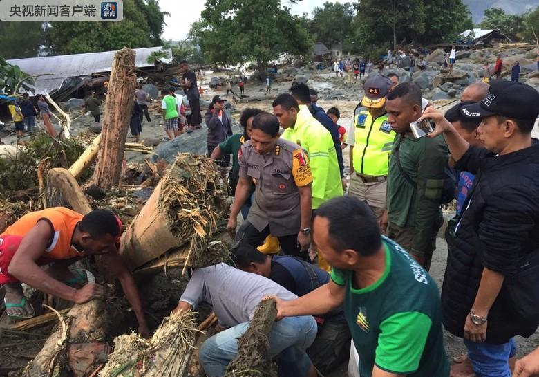 印尼东部遭遇洪灾 已致42人死亡