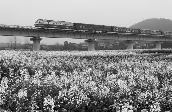 庐铜铁路客运列车正式开通系安徽首条自主建设铁路