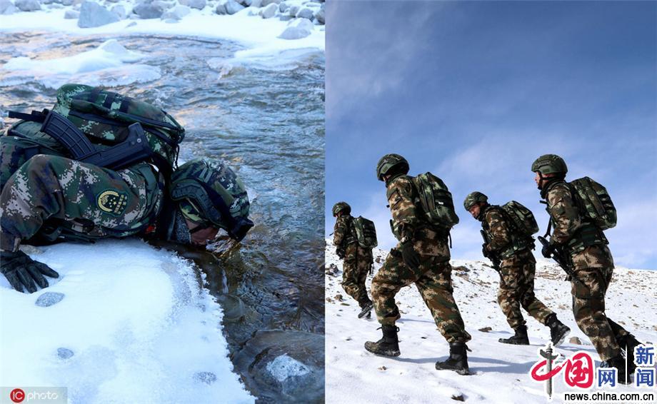 卧雪饮冰！新疆武警官兵开展魔鬼周极限训练