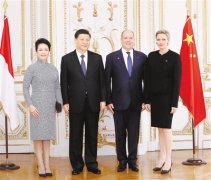 习近平同摩纳哥亲王阿尔贝二世会谈