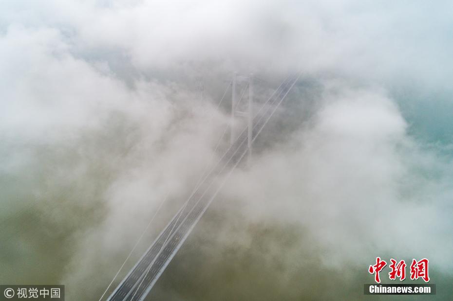 航拍即将通车的虎门二桥景观