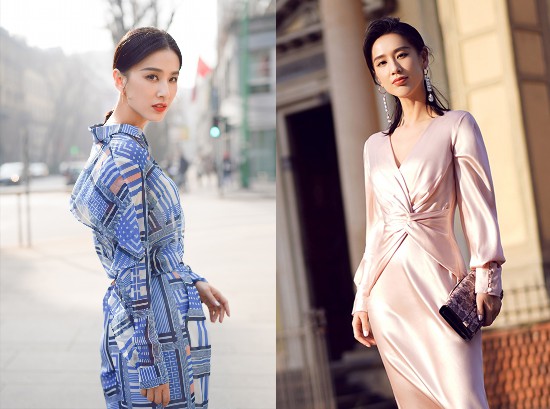 黄圣依化身“时尚精灵”闪耀中国国际时装周