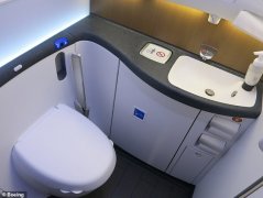 科学家发明飞机上用静音马桶 冲水声不