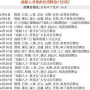 还在找工作的小伙伴赶紧来看看 28场招
