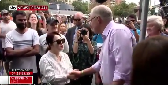 澳总理用中文向选民打招呼“你好”，选民：我