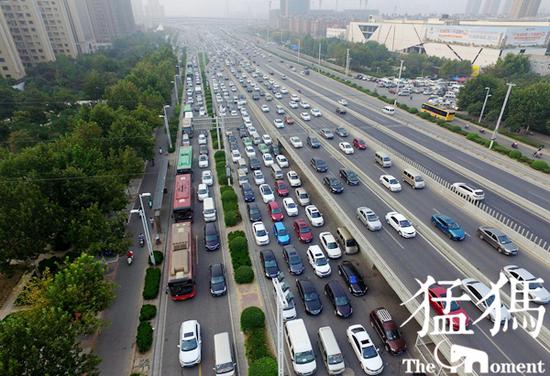 大数据显示：一季度郑州市区中州大道52天都在拥堵