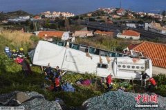 葡萄牙旅游大巴翻车事故:15名幸存者安
