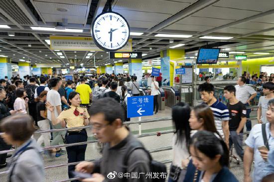1049万人次 4月30日广州地铁单日客流再破纪录