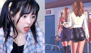 韩国女主播看到《GTA5》脱衣俱乐部果体 吓得花容失色
