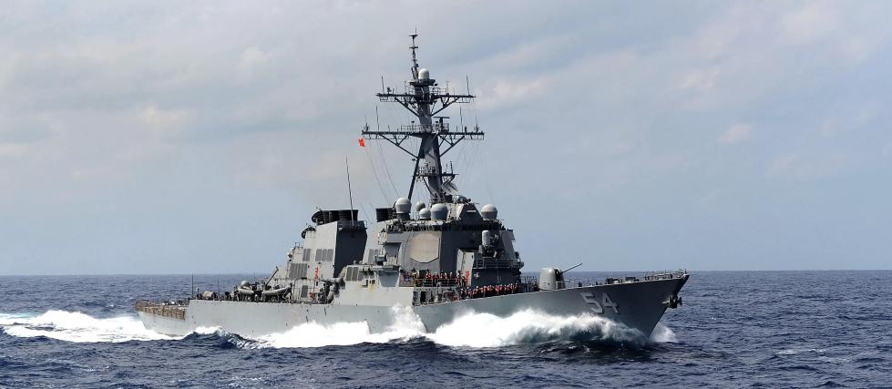 外媒：美国海军两艘导弹驱逐舰28日通过台湾海峡