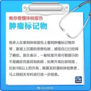 健康丨实用!8张图让你秒懂“体检报告