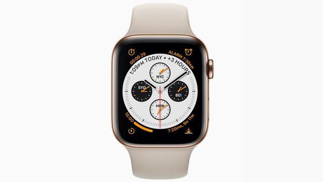苹果Apple Watch 4荣获“年度最佳显示奖”