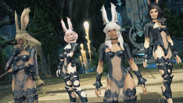 《最终幻想14》新种族有两种:一种为形似长耳朵兔女郎的viera种族,另