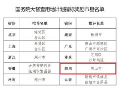 国务院表扬!四川这个市被奖励5000亩用