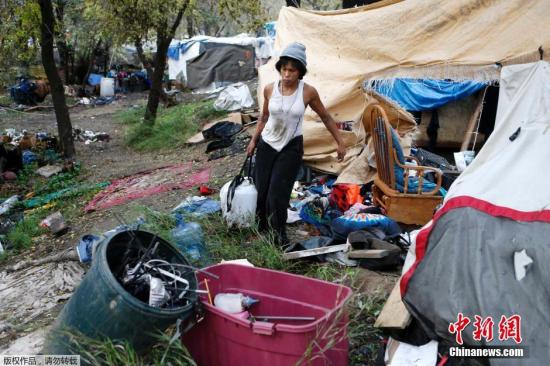 廉价房紧缺 报告称美洛杉矶每晚5.9万人无家可归