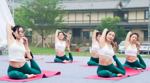 体育+旅游融合新亮点|全国健身瑜伽俱乐部联赛在无锡拈花湾完美绽放