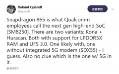 高通骁龙865曝光:除了实现5G 耗能还降