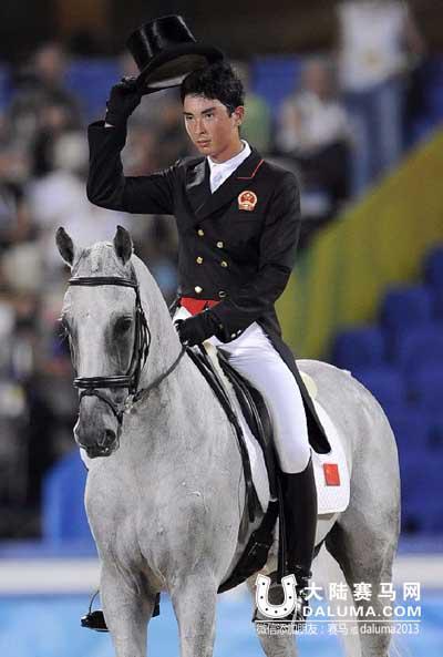 ▲华天代表中国骑手坐镇北京奥运主场