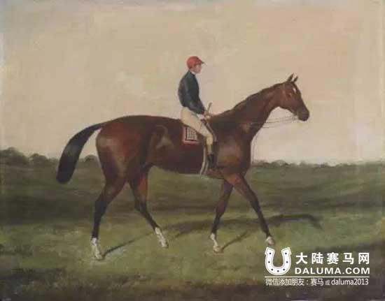 ▲老约翰·费纳里的油画《马术》，描绘了19世纪英国马术骑手的形象