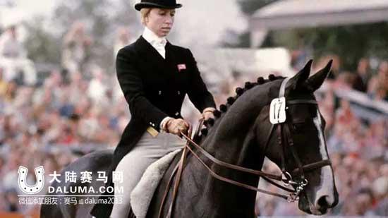 ▲安妮公主参加1976年奥运会马术比赛