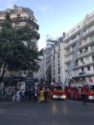 巴黎市中心一建筑物突发火灾,已致3人