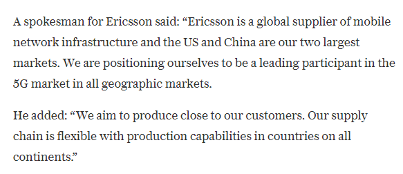 美媒：美国想在国内全面封杀中国设计制造的5G设备