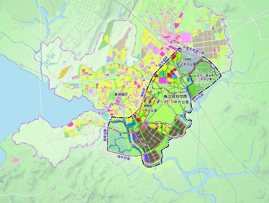 巢湖将建“旗山新区”总面积约48平方公里