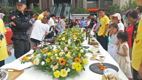 “展匠心 见美食”2019天水伏羲文化旅游节佳·水岸小镇分会场盛大启幕