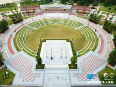 航拍泉州北滨江公园 生态整治留住秀美