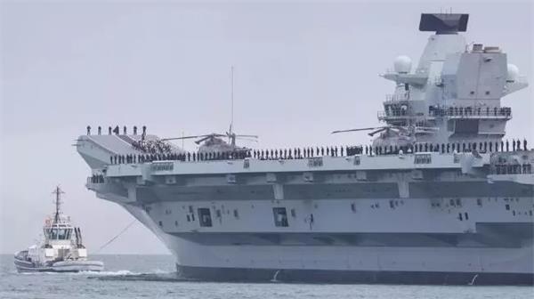 ＂伊丽莎白女王＂又进水 房兵:英军用造船业根基在