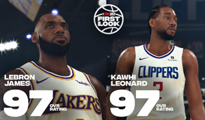 《NBA 2K20》前20球星数值公布 詹皇/伦纳德并列第一