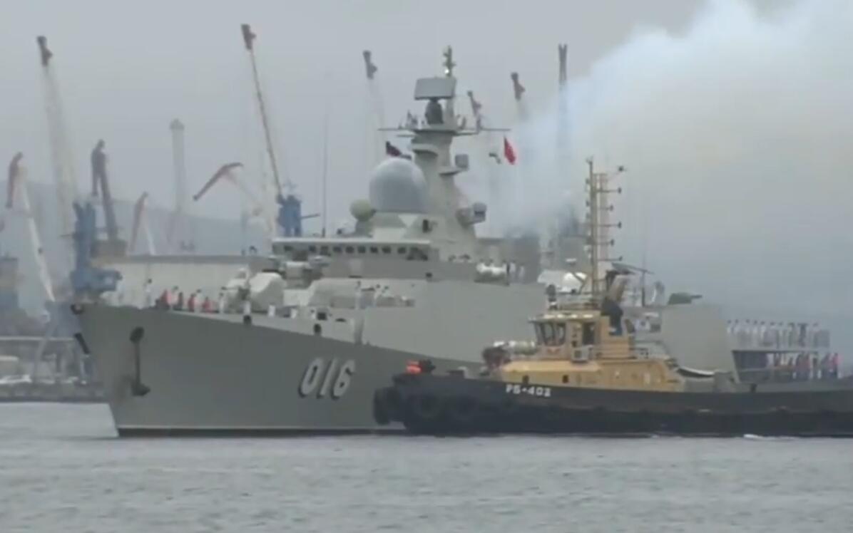 越南海军最强战舰访问俄罗斯 将参加俄海上阅兵