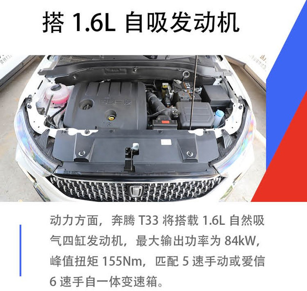 全新小型SUV 奔腾T33将于8月3日正式上市/推5款车型