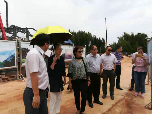 泸州市副市长马宗慧到金龙湖调研旅游项目建设工作