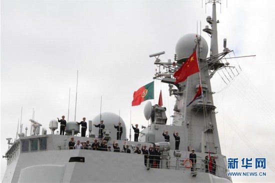 （國際）（1）中國海軍西安艦抵達裡斯本港