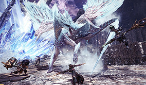 《怪物猎人世界》冰原DLC新截图 冰咒龙身披冰霜超霸气