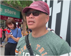 香港旅游业者自发到尖沙咀“守护香港