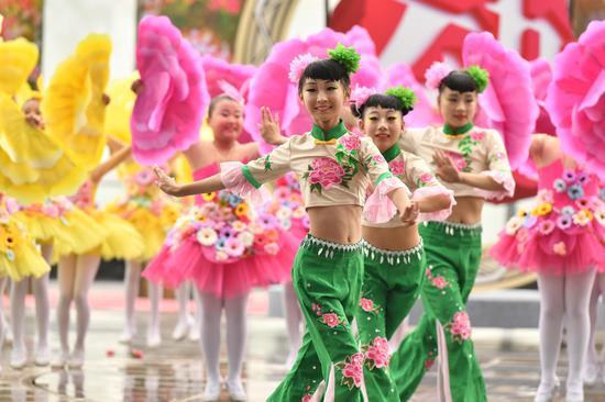 13国青少年欢聚北京世园会 共赴每年八月不变约定