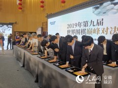 第九届世界围棋巅峰对决在阜阳拉开战