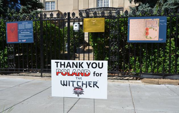 波兰驻美大使馆贴感谢信 感谢玩家喜欢《巫师》