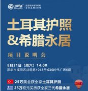土耳其护照 希腊永居分析会