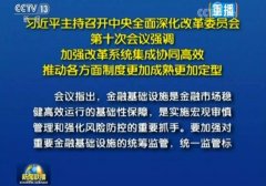 重磅!中央深改委定调 两项金融改革新