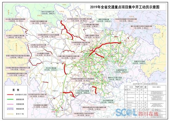 四川29个交通重点项目开工新增8条高速 经过你家乡吗